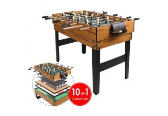4 Feet 10 in One Multifunctional Domestic Game Table Log Color